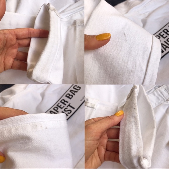 π PAPER BAG HIGH WAIST WHITE JEANS! - Picture 9 of 16